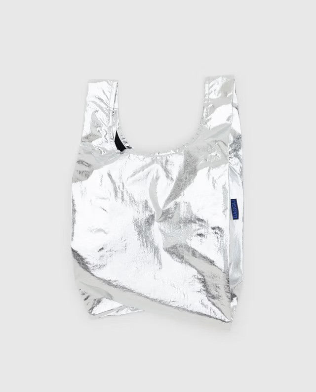 Baby Baggu Metallic Silver Nederland Utrecht Rotterdam Amsterdam