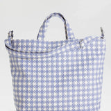 Baggu Horizontal Zip Duck Bag Blue Pixel Gingham EU Nederland