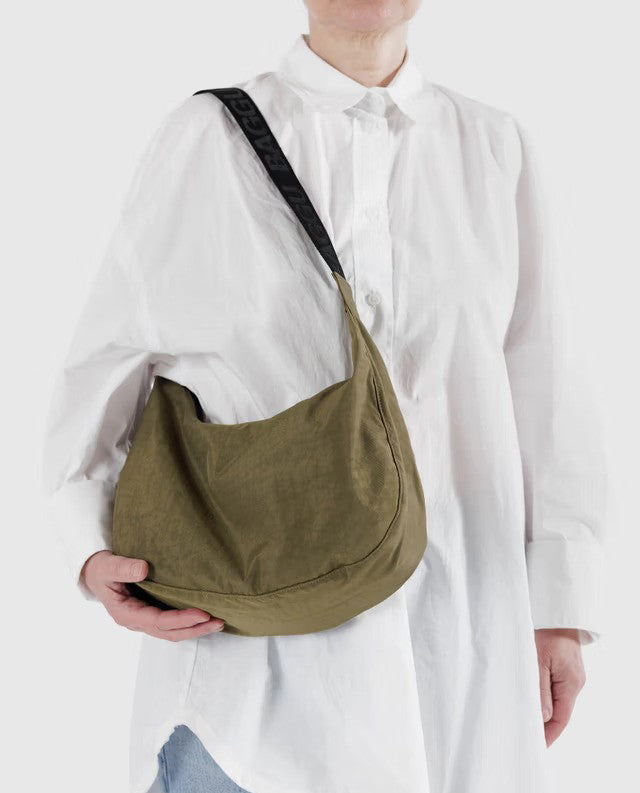 Baggu Medium Nylon Crescent Bag Seaweed EU Nederland