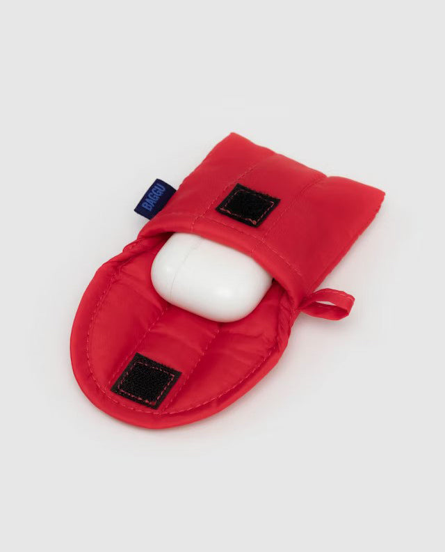 Baggu Puffy Earbuds Case Candy Apple Rood Nederland Europe