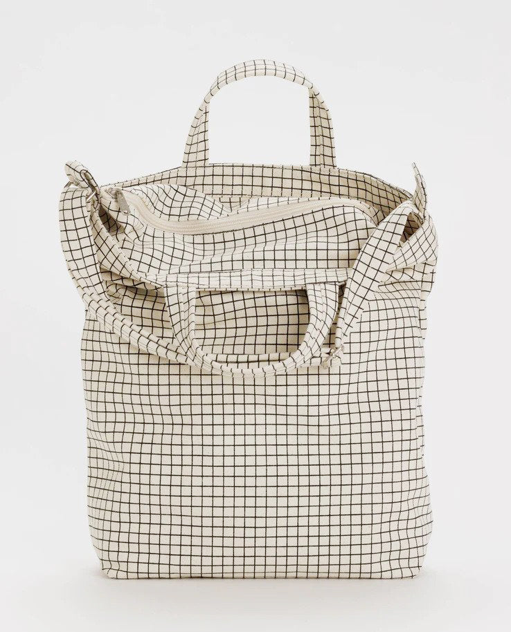 Baggu Zip Duck BAg Natural Grid EU Nederland Utrecht