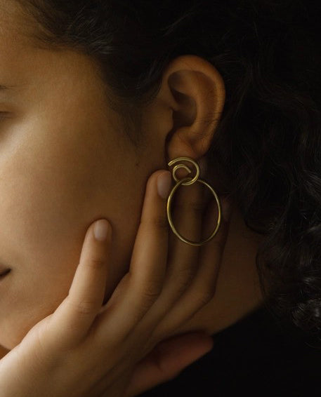 Natalie Joy Jewelry Earrings Thru Hoops Brass Europe