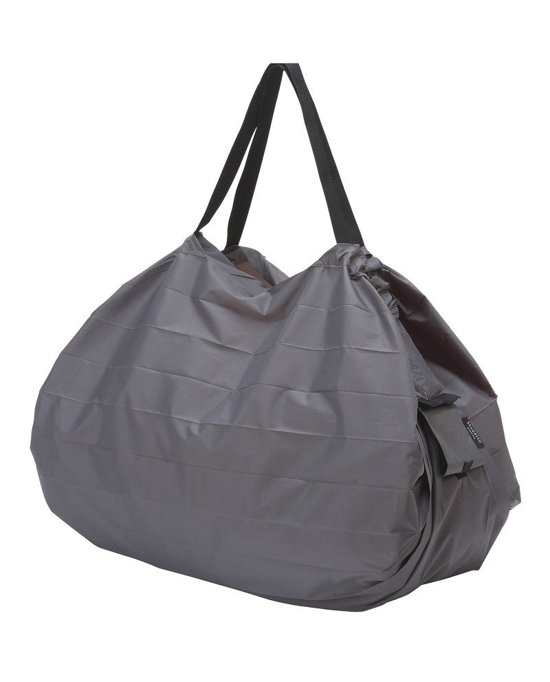 Shupatto Compact Large Charcoal pleated reusable bag NL Utrecht