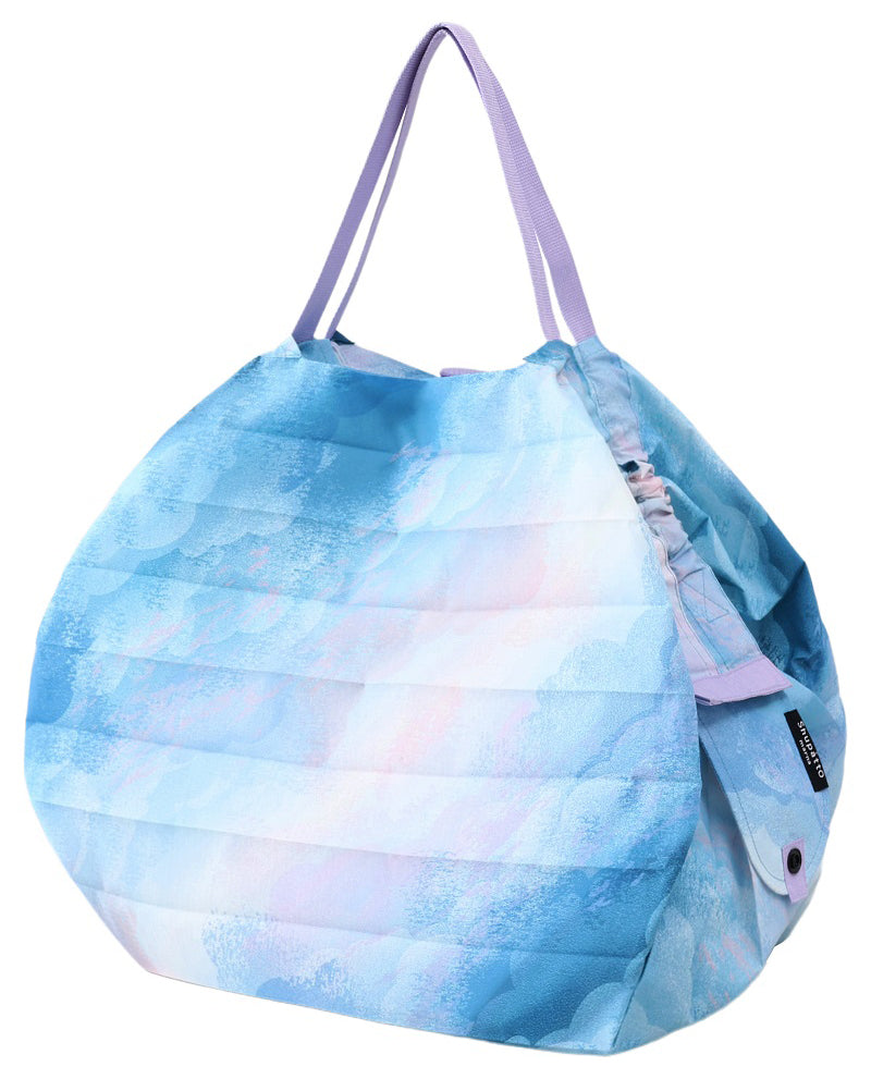 Shupatto Compact M recycled sustainable design bag Sea of Clouds