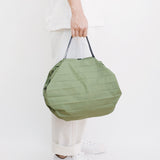 Shupatto pleated foldable bag Compact M Mori Forest